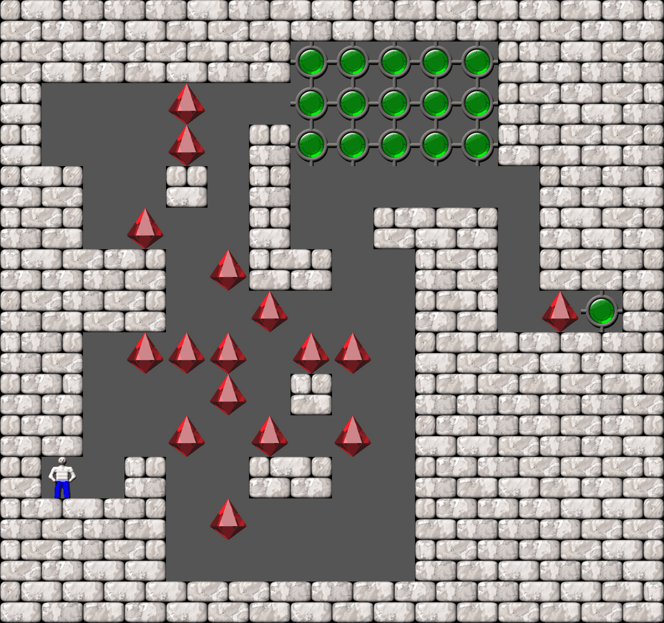 Sokoban Bugs509 collection level 307